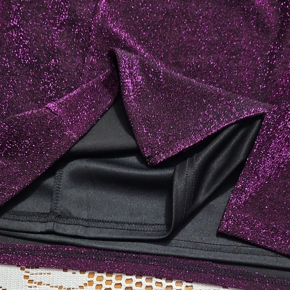 Lulu's Glittering Purple Mini Dress - Picture 11 of 13